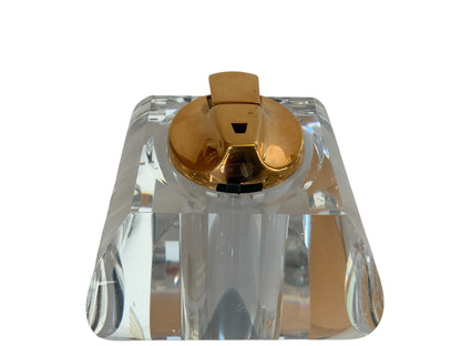 Vintage 1970s Feliceantonio Botta Lucite Table Lighter – Ronson Varaflame Italy 1970s