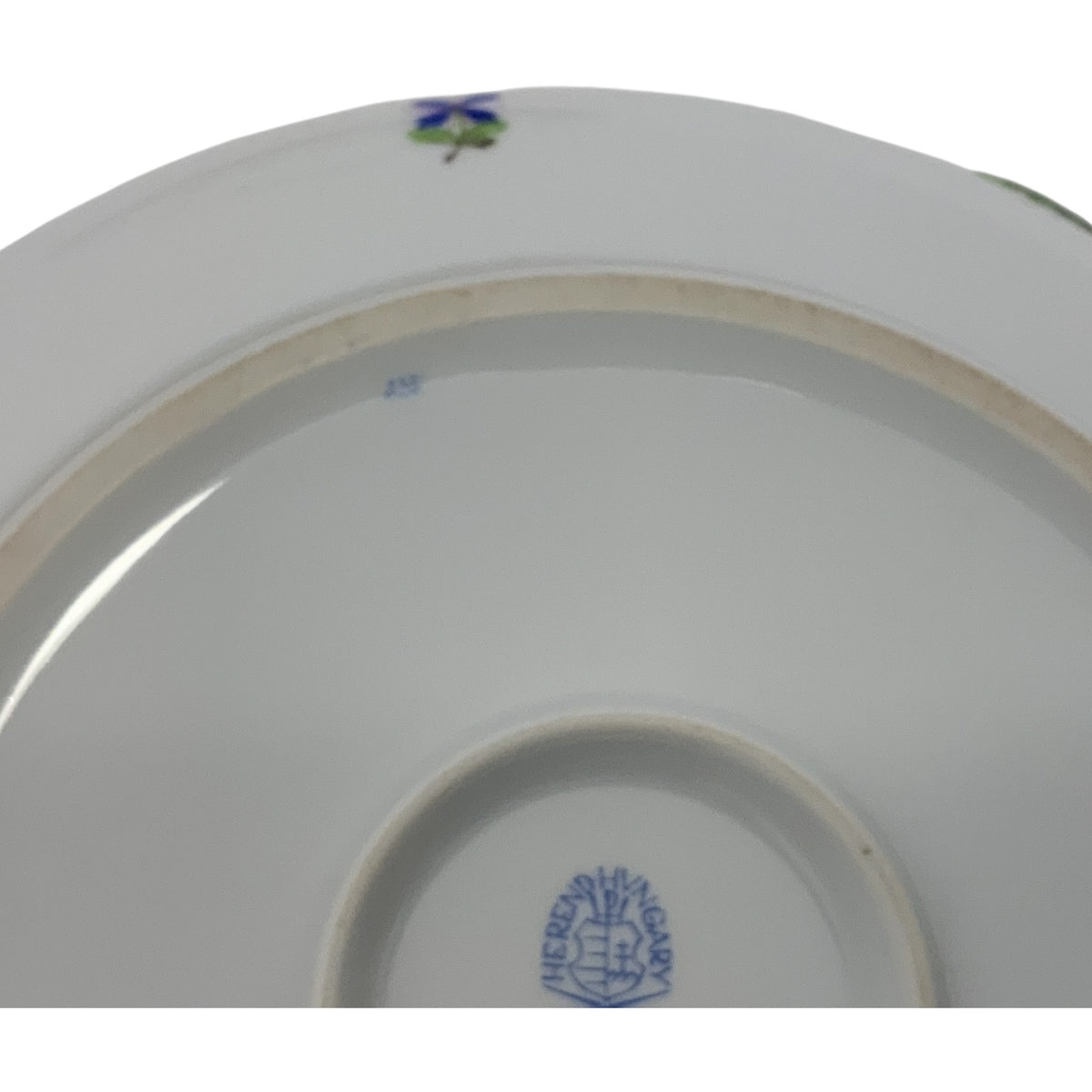Vintage Herend Hungary Blue Garland PBG Round Covered Vegetable Dish Form 86 c. 1980s