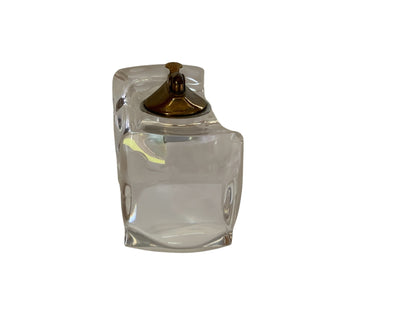 Vintage Mid-Century Modern Ritts Astrolite Lucite Table Lighter Evans Insert USA 1960s-1970s