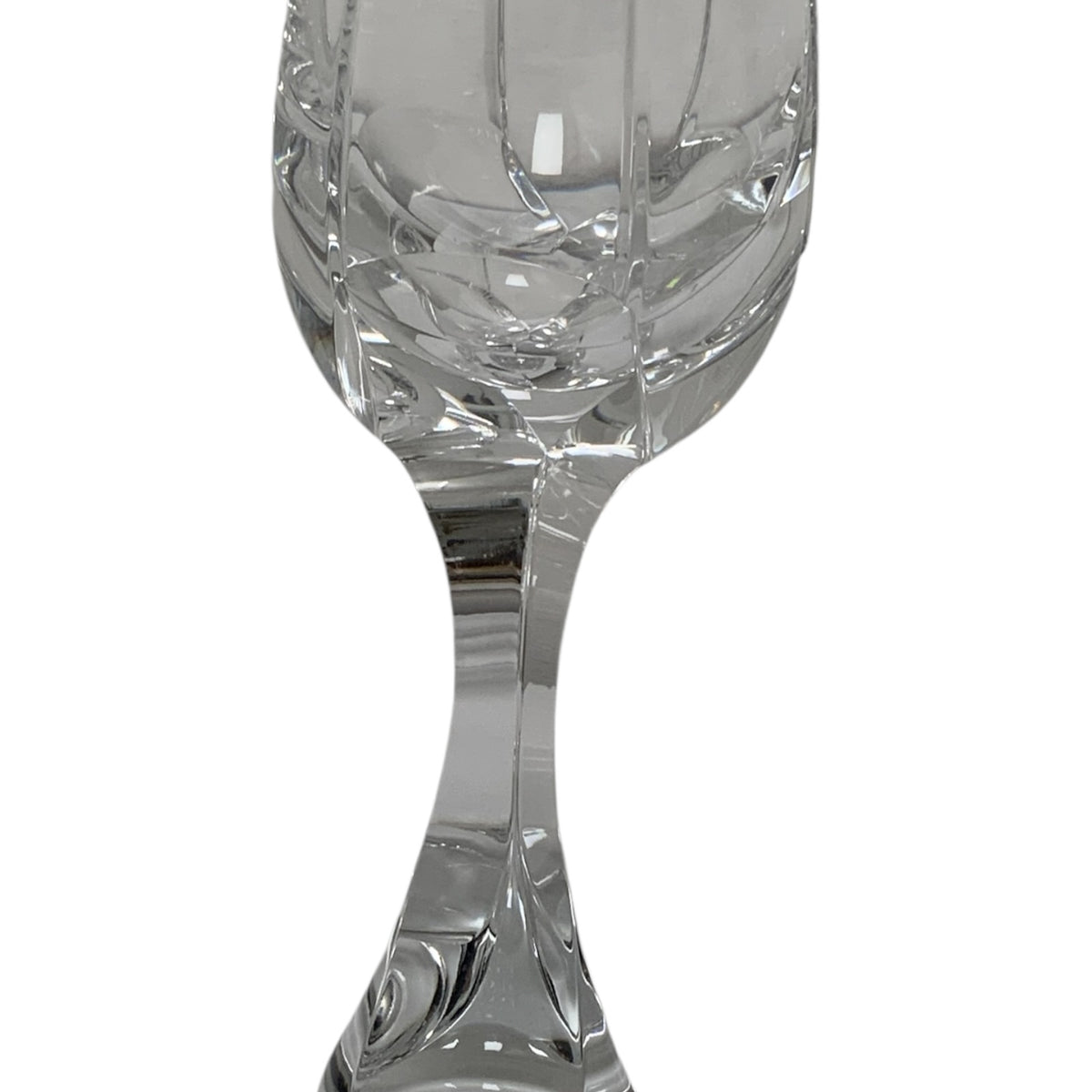 Vintage Set of 10 Baccarat Neptune Crystal Water Goblets 8¼" Discontinued Signed France 1988-1993