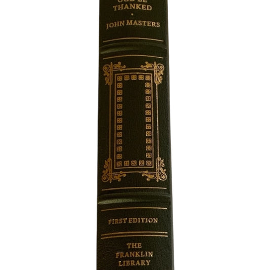 Franklin Mint Limited 1st Edition Full Leather Bound Book John Masters 22K Gilt Moiré 1979 UNREAD