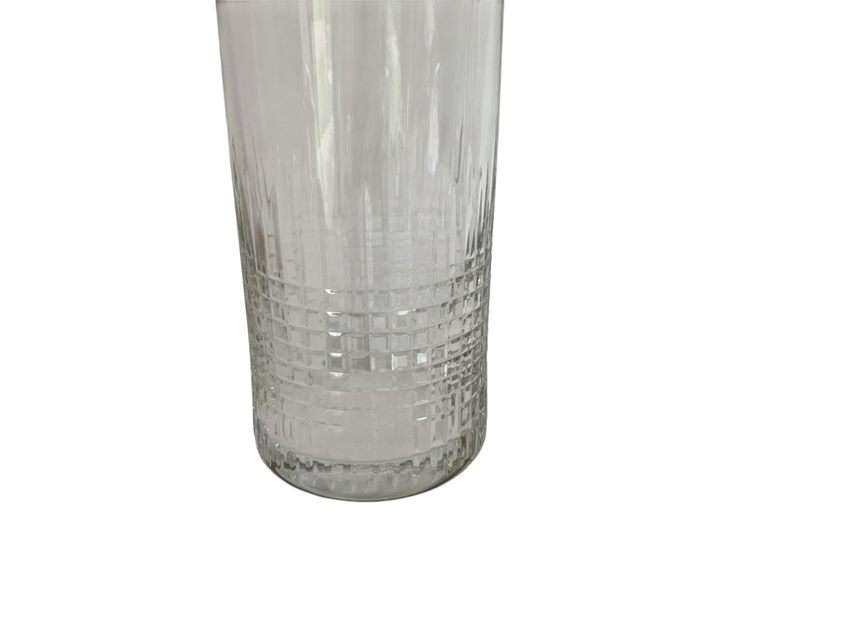 Vintage Baccarat Nancy Large Wine/Spirits Crystal Glass Decanter w/Stopper Made in France 1950s-1970s