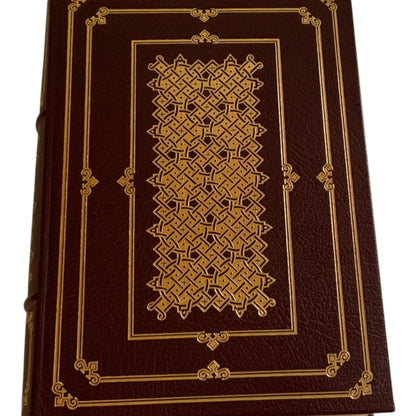 Franklin Mint 1st Edition  Leather Bound Book Salisbury 22K Gilt Moiré 1977 UNREAD  Black Night, White Snow