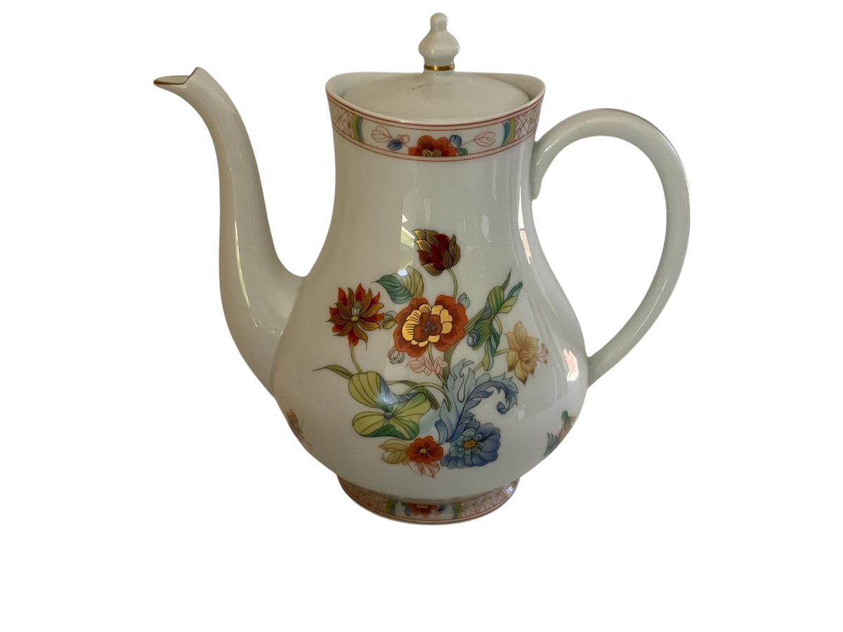 Vintage Haviland Limoges Cathay Coffee Pot Creamer Sugar Set Made in France 1973-1991