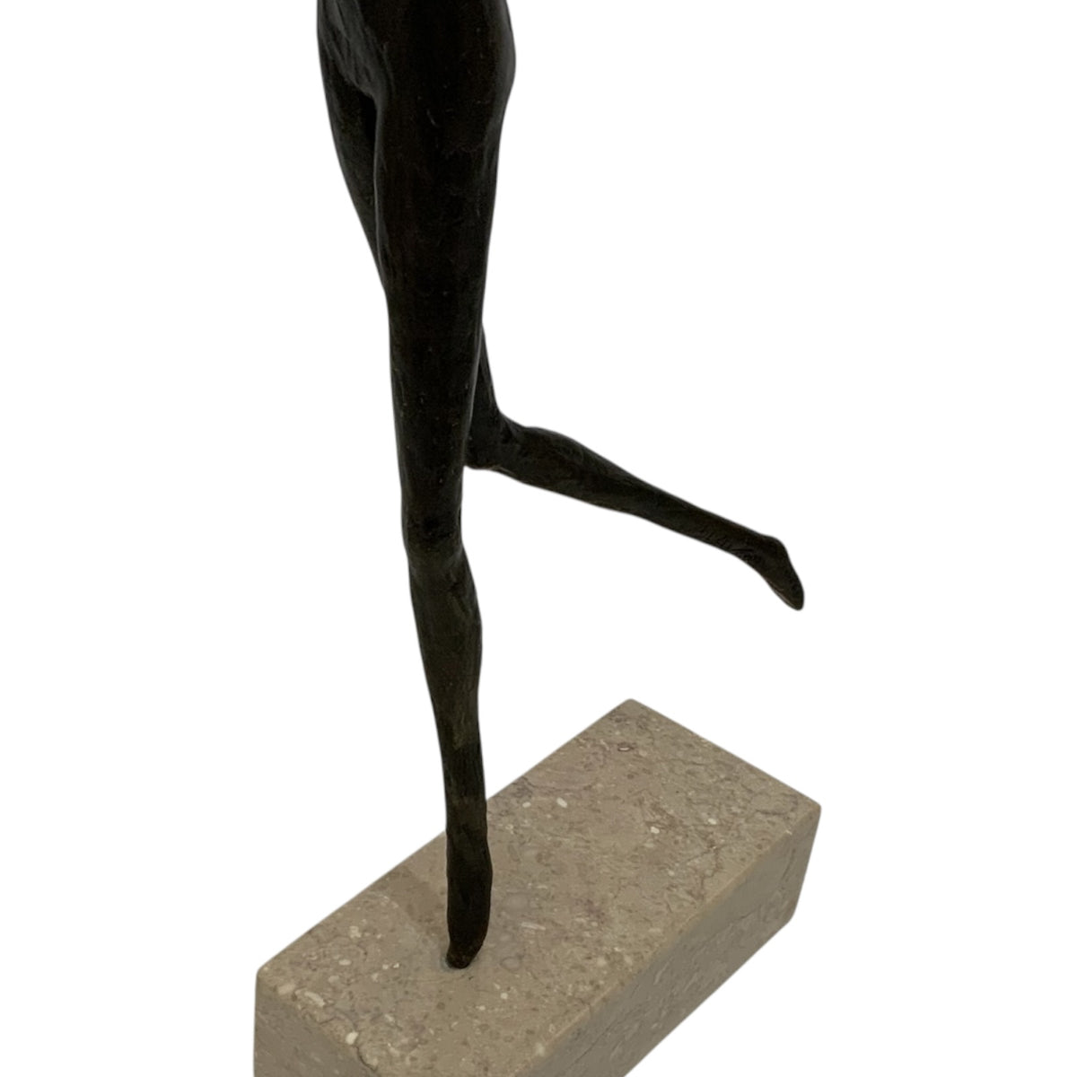 Aharon Bezalel Israeli Modernist Bronze Female Nude Sculpture, Late 1950s–1960s