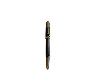 Vintage 1992 Cartier Cougar Ballpoint Pen - Gunmetal Titanium & Onyx Trinity Made in France