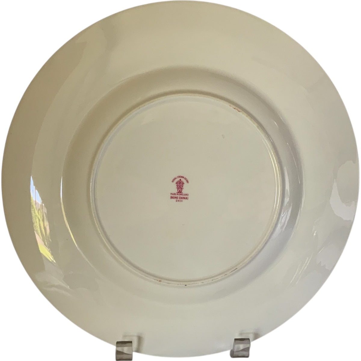 Vintage Royal Crown Derby Traditional Imari Bone China Dinner Plate Pattern 2451 Made in England 1921-1964