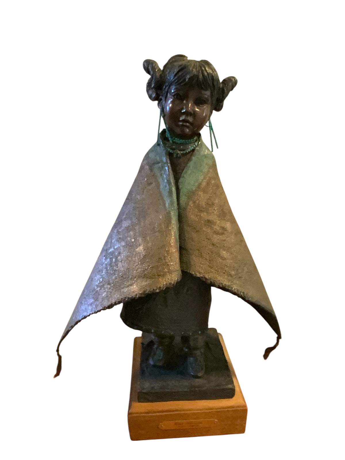 Jasper D'Ambrosi (American, 1926–1985) First Blossom 1984 Ltd Ed Bronze Sculpture 49/50 USA 1984