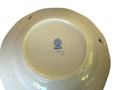 Herend Rothschild Bird Complete Set of 12 8" Soup Plate Porcelain 504/RO Made in Hungary