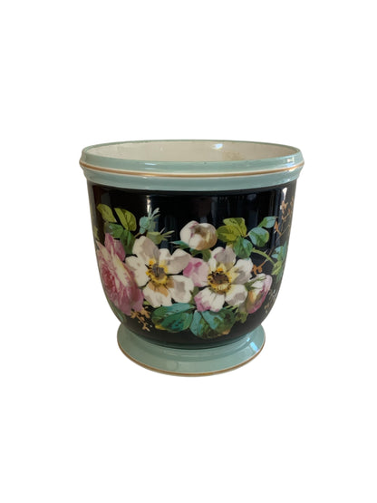 Antique Old Paris Porcelain Jardinière Cachepot France  19th Century
