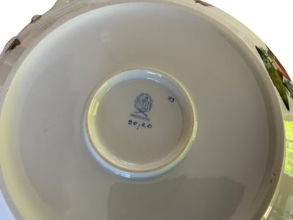 Herend Rothschild Bird 11" Round Covered Vegetable Bowl Porcelain 90/RO Made in Hungary