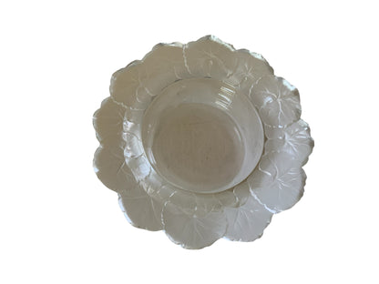 Vintage Lalique Honfleur 8" Round Bowl  or Ashtray Made in France 1978