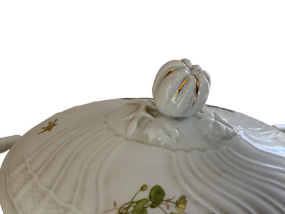 Richard Ginori Quenelle Large Scalloped Tureen & Lid Made in Italy 1991-2015