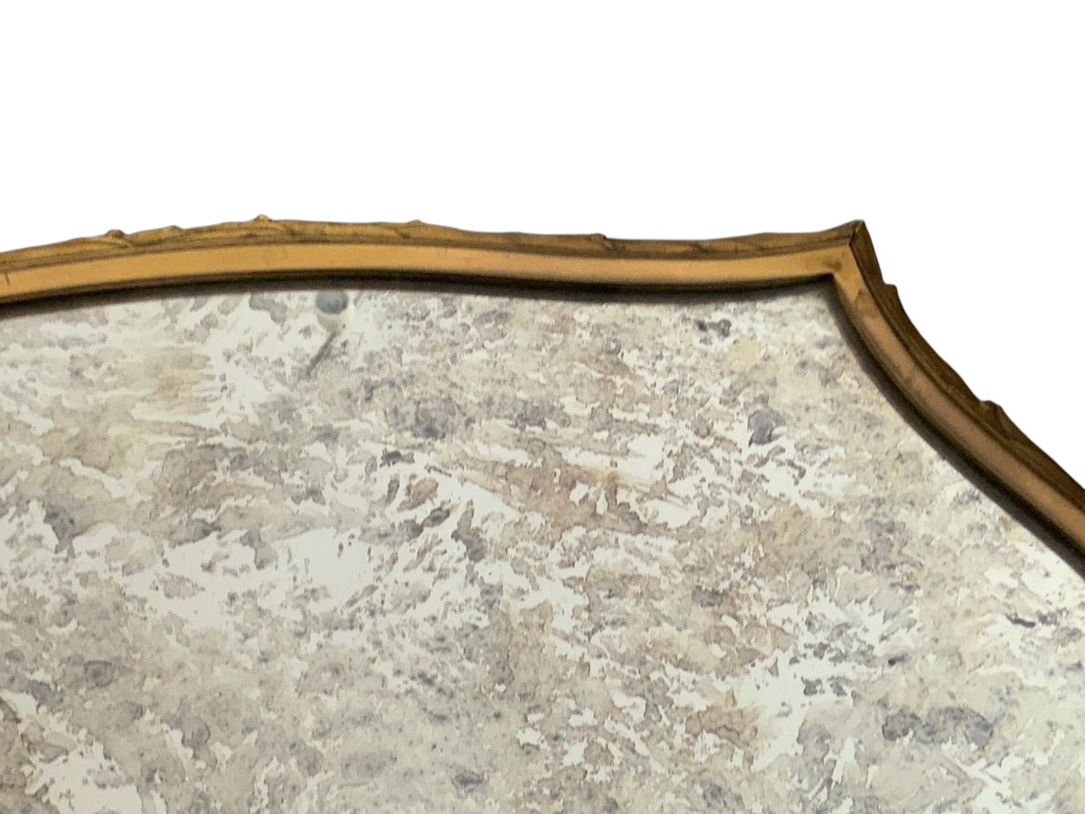 Vintage MCM Maison Bagues French Bronze Gilded Coffee Table Made in France in 1950s-1970s