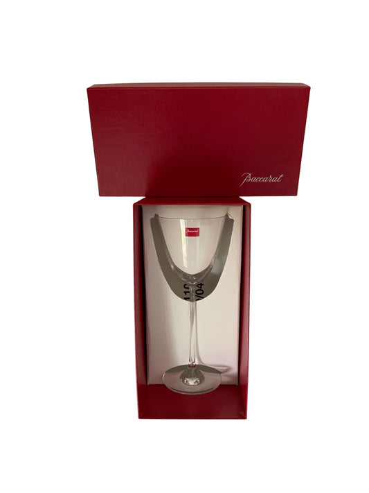 Vintage Baccarat Filao Red Wine Glass New in Box Made in France 2000-2001