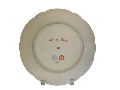 19thC Sèvres Marked Portrait Plate Madame Du Barry Signed Debrie Made in France c.1890-1910