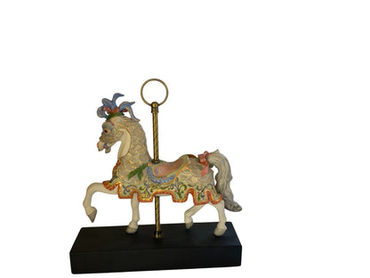 Vintage Cybis Porcelain Carousel Horse "Charger" Limited Edition #145 USA 1984