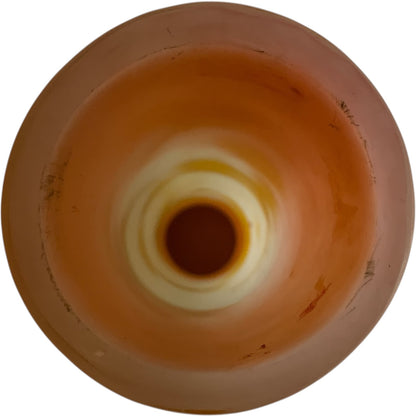 Monumental Émile Gallé (1846–1904) Art Nouveau Cameo Glass Nasturtium (Capucines) Banjo Vase c1900s