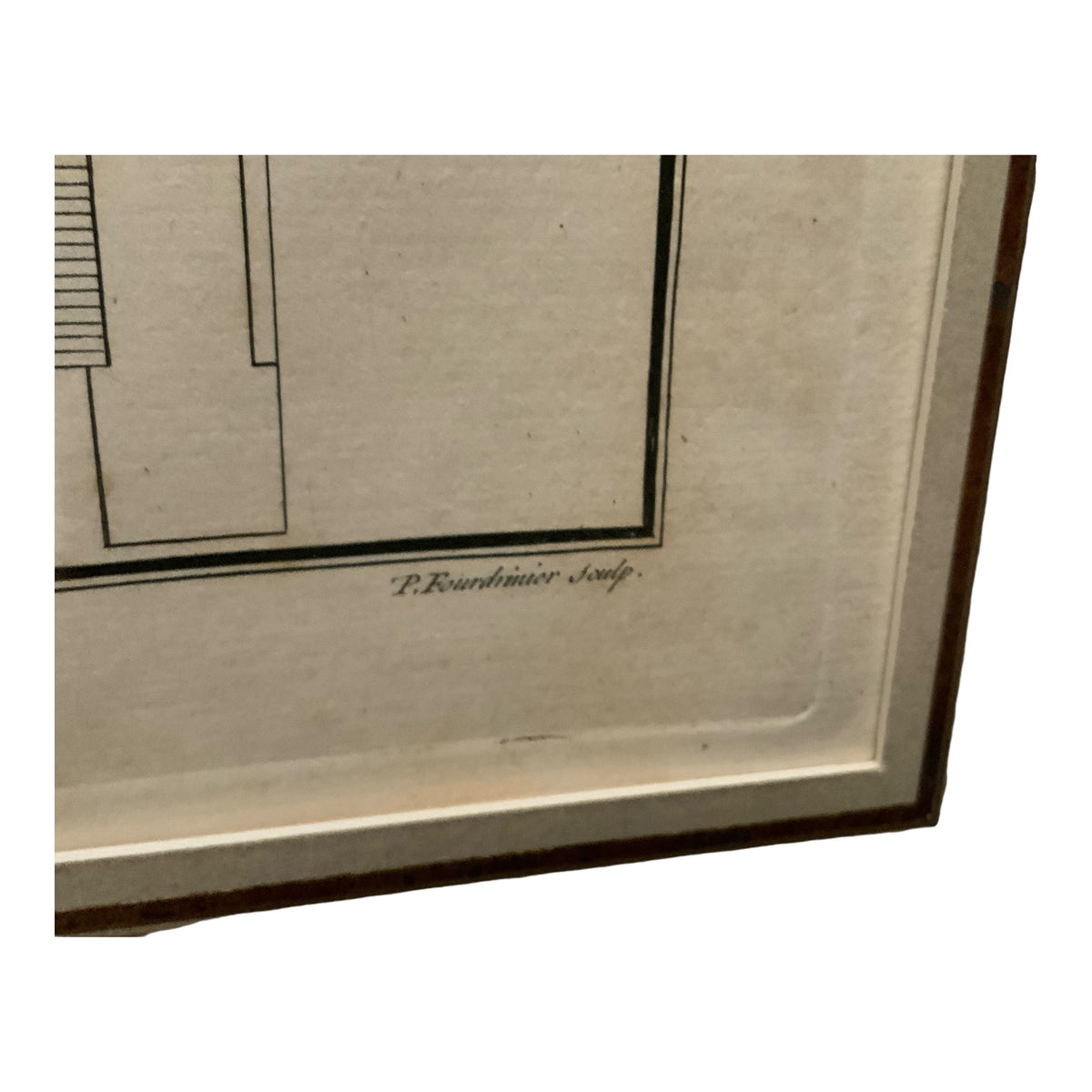 18th Century Copper Plate Engraving Ruins of Palmyra Grand Architectural Folio Plate XXIII by P. Fourdrinier after Giovanni Battista Borra