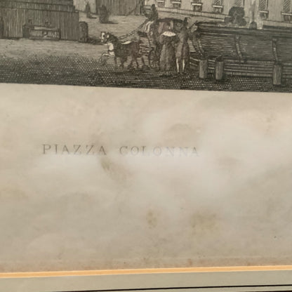 18th Century Copper Plate Engraving Ruins of Palmyra Grand Architectural Folio Plate VIII by P. Fourdrinier after Giovanni Battista Borra